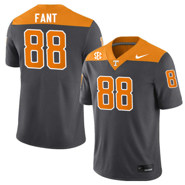 Tennessee Volunteers #88 Princeton Fant College Football Jerseys Stitched Sale-Anthracite